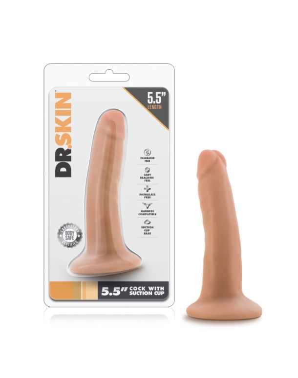 Dr. Skin 5.5'' Cock with Suction Cup