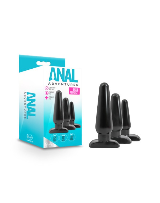 Anal Adventures Basic Plug Kit