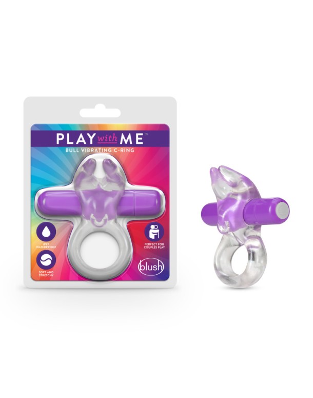 Play With Me Bull Vibrating C-Ring