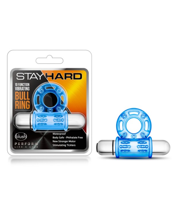 Stay Hard 10-Function Vibrating Bull Ring