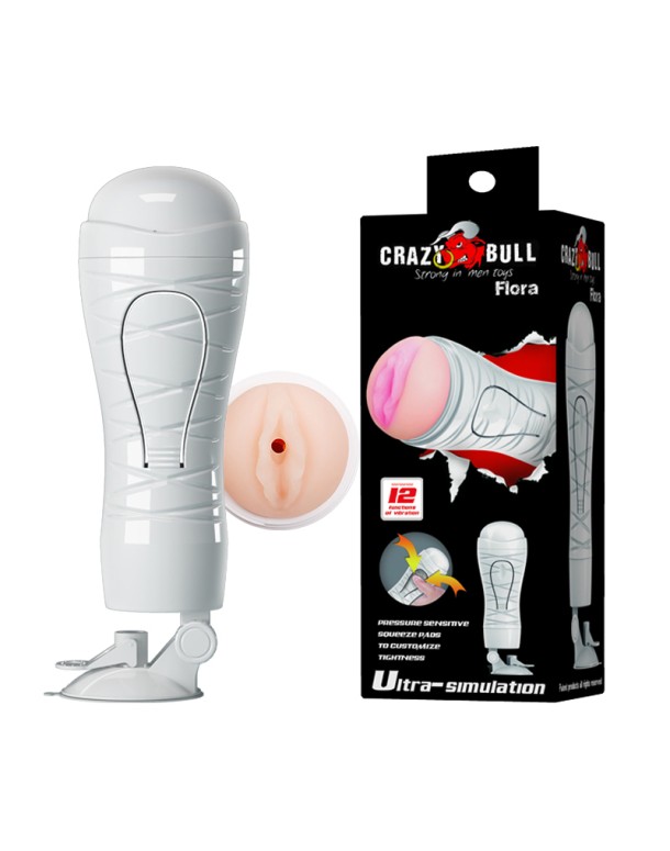 CRAZY BULL FLORA Vibrating Stroker