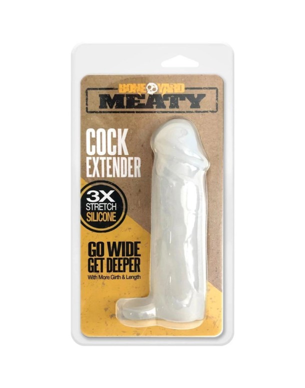 Boneyard Meaty Cock Extender - Clear