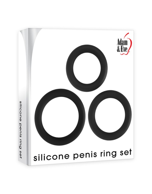 Adam & Eve Silicone Penis Ring Set