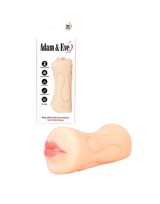 Adam & Eve Bang & Blow Deep Throat Stroker