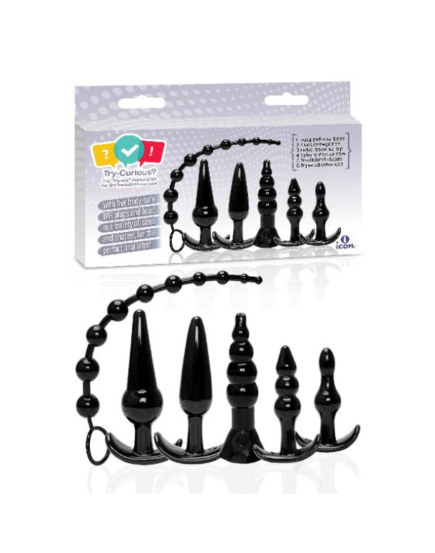 Try-Curious Anal Plug Kit Try-Curious Anal Plug Kit