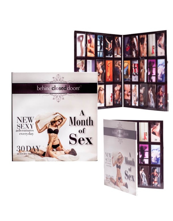 BEHIND CLOSED DOORS - A MONTH OF SEX BEHIND CLOSED DOORS - A MONTH OF SEX