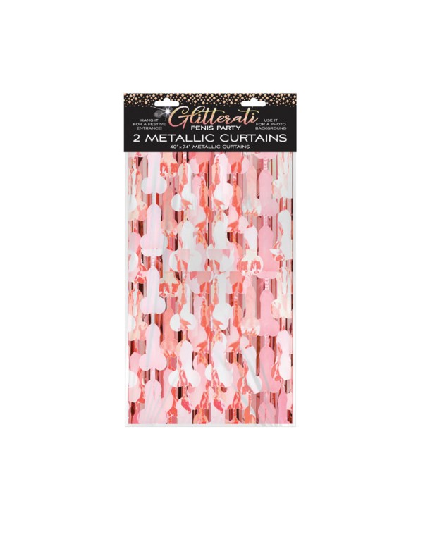 Glitterati - Penis Foil Curtains