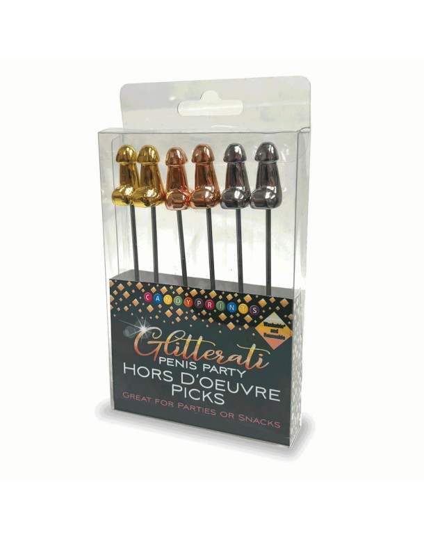 Glitterati Hors d'Oeuvre Picks - 6 Pack Glitterati Hors d'Oeuvre Picks - 6 Pack