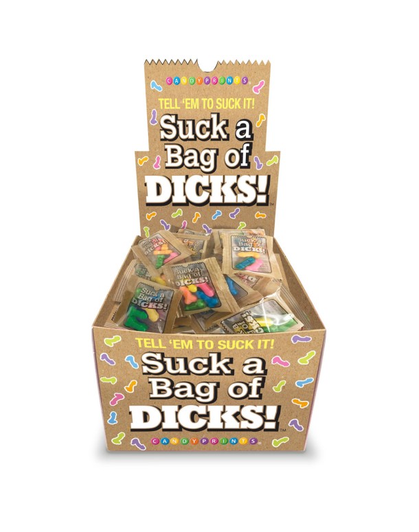 Suck A Bag Of Dicks Counter Display