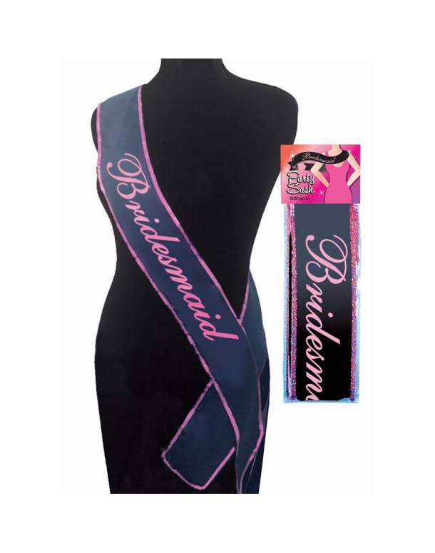 THE BRIDE'S MAID SASH THE BRIDE'S MAID SASH