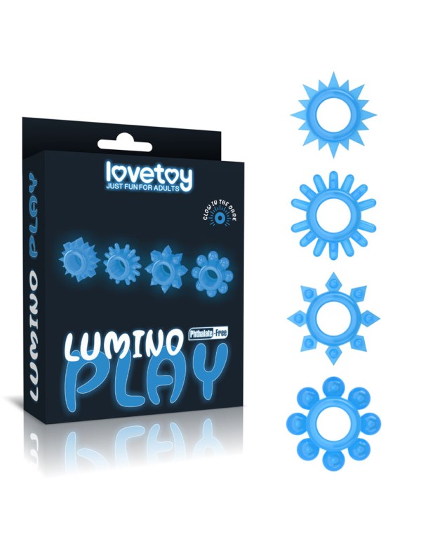 Lumino Play Penis Rings 4 Pack Lumino Play Penis Rings 4 Pack