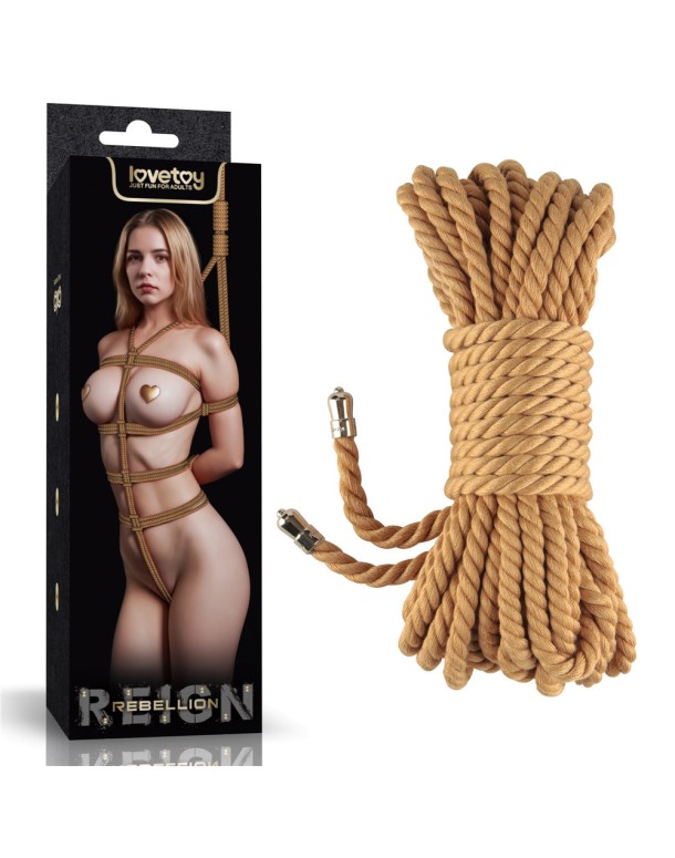 Rebellion Reign Bondage Rope - Natural Rebellion Reign Bondage Rope - Natural