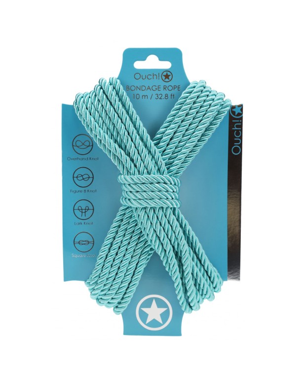 OUCH! Bondage Rope - 10 M - Blue