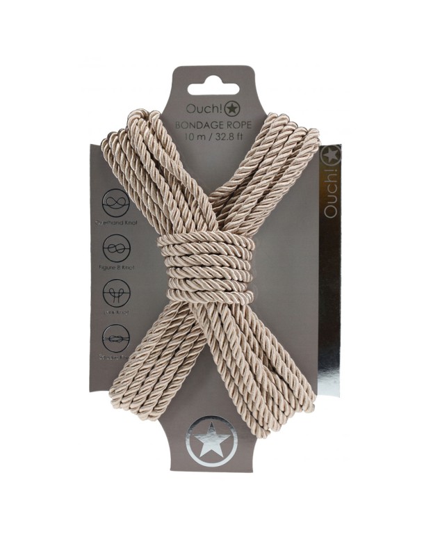 OUCH! Bondage Rope - 10 M - Gold OUCH! Bondage Rope - 10 M - Gold