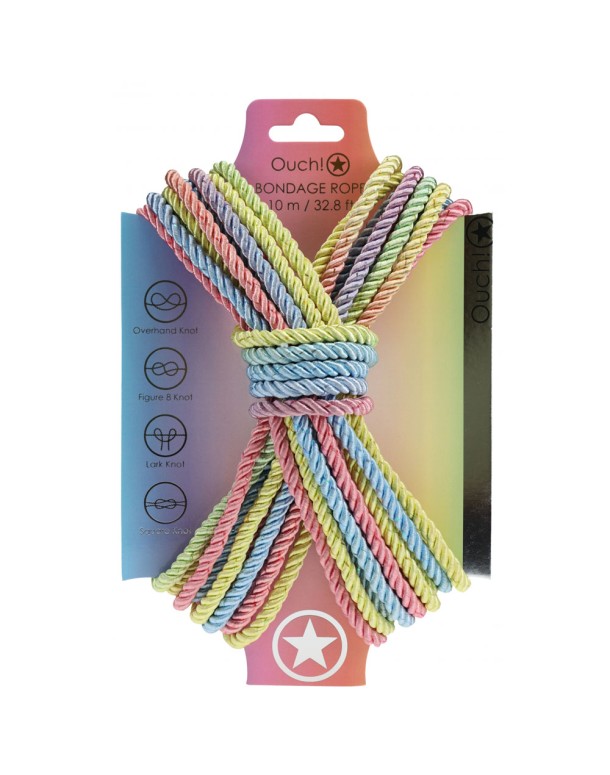 OUCH! Bondage Rope - 10 M - Multicolour 1