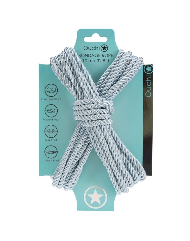 OUCH! Bondage Rope - 10 M - Powder Blue