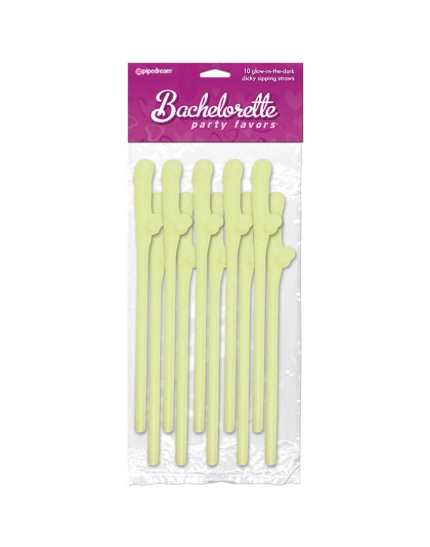 Bachelorette Party Favors - Dicky Sipping Straws