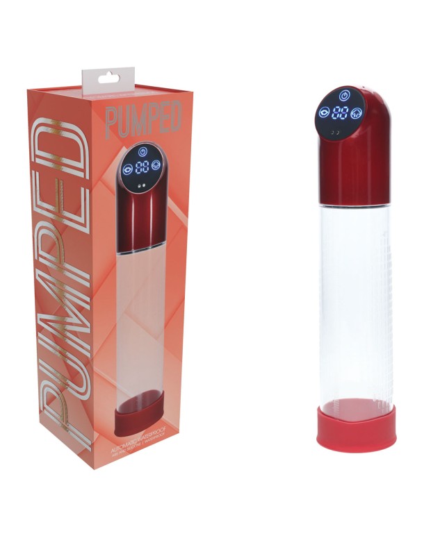 PUMPED Automatic Waterproof Pump - Metal Red PUMPED Automatic Waterproof Pump - Metal Red