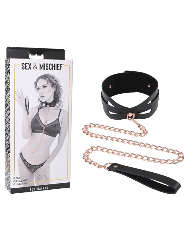 Sex & Mischief Brat Collar & Leash