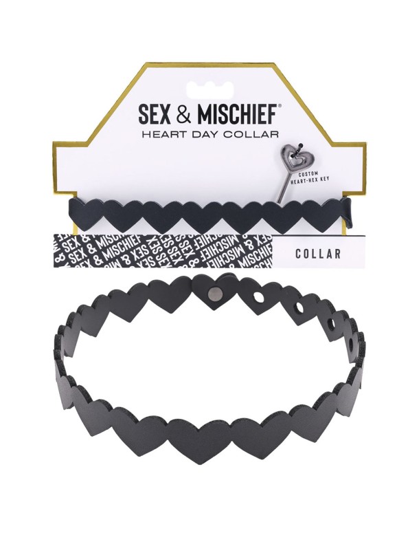 Sex & Mischief Heart Day Collar