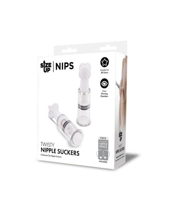 Size Up Twisty Nipple Suckers - Small