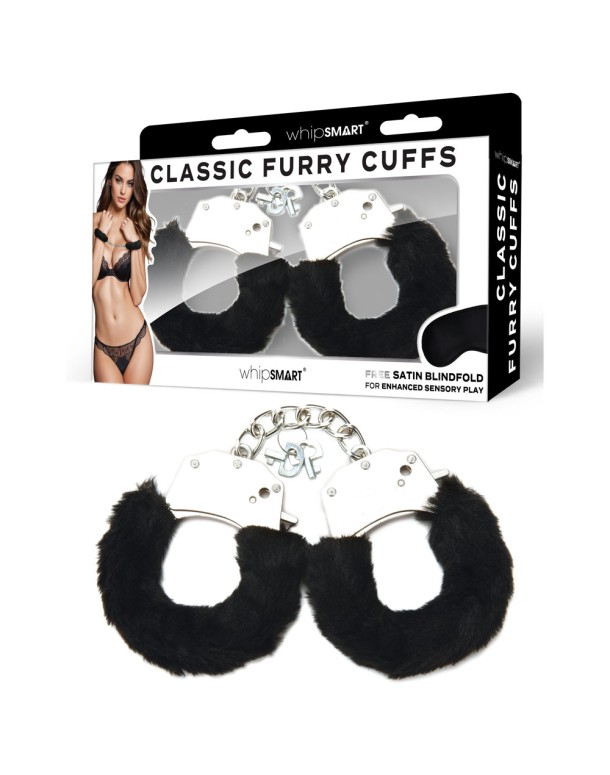 WhipSmart Classic Furry Cuffs - Black WhipSmart Classic Furry Cuffs - Black