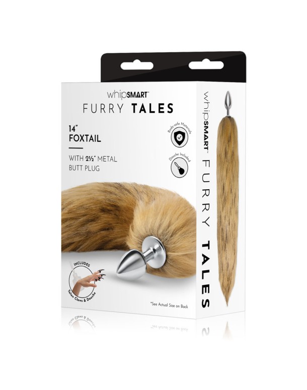 WhipSmart Furry Tales 14 Inch Brown Fox Tail