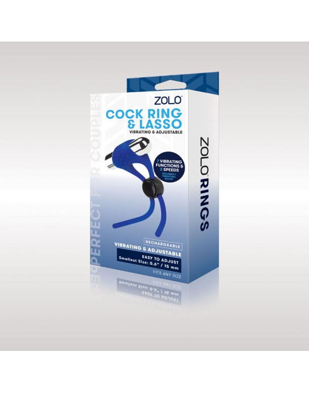 Zolo Rechargeable Cock Ring & Lasso