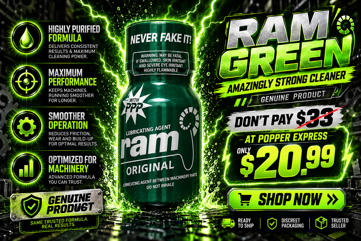 MADMAN Labs RAM Green offer